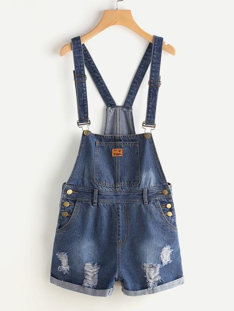 Peto Desgastado En Denim