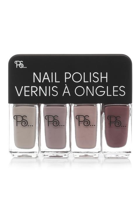 Pack De 4 Esmaltes De Uñas De Ps