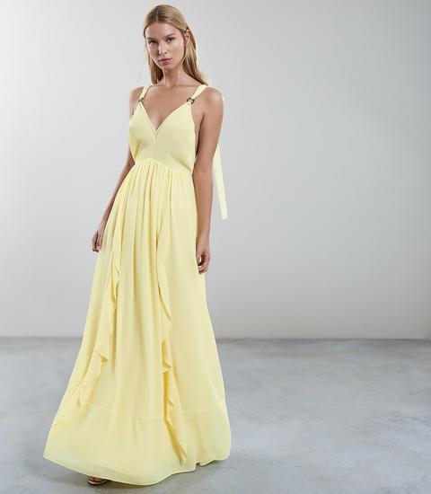 reiss yellow dress