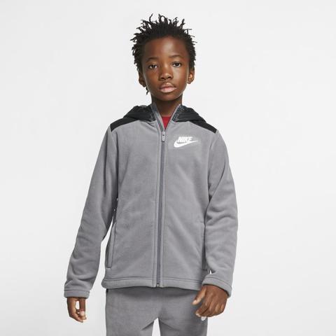 Nike Sportswear Winterized Sudadera Con Capucha Con Cremallera Completa - Niño - Gris