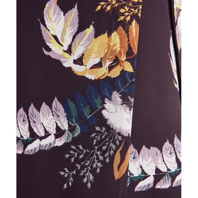 vervain ruffle sleeve wrap dress