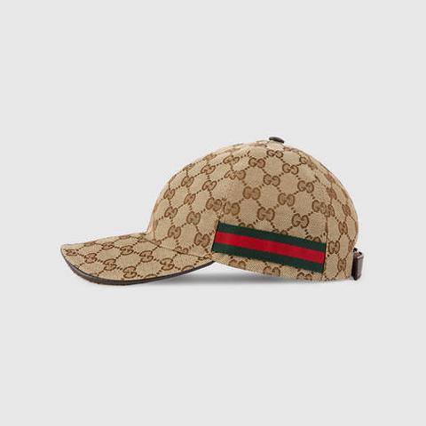 Cappellino Da Baseball In Tessuto Original Gg Con Nastro Web