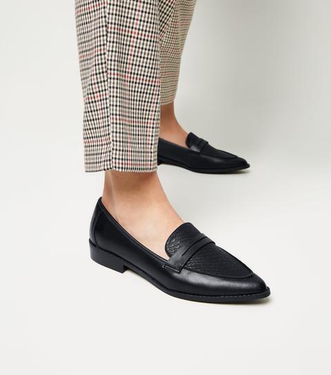 new look penny loafers