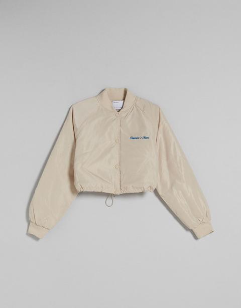 Cazadora Bomber Cropped