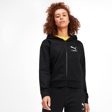 Sudadera Con Capucha Y Cremallera De Mujer Nu-tility, Negro, Talla Xs | Puma Mujeres