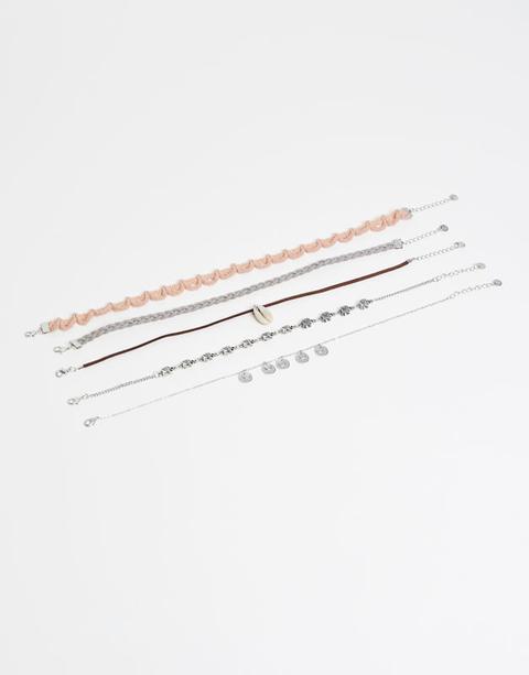 Pack 5 Chokers Variados