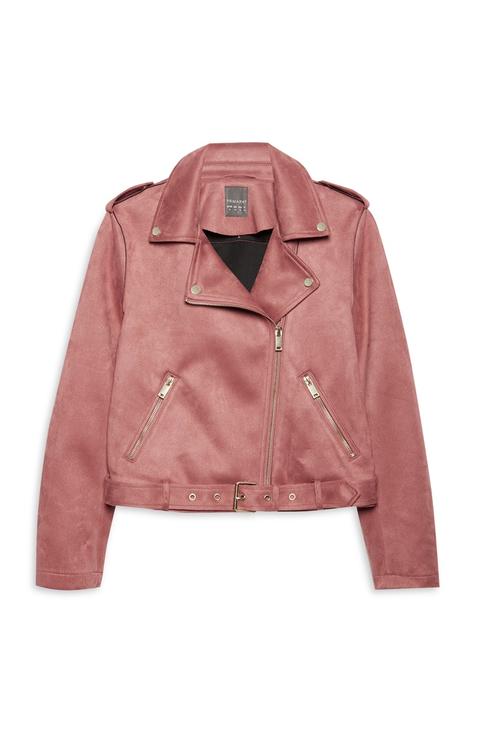 Suede Biker Jacket