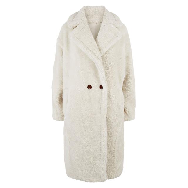 blue vanilla teddy coat