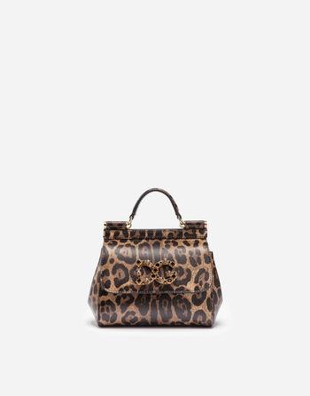 Mini Sicily Bag In Printed Leather