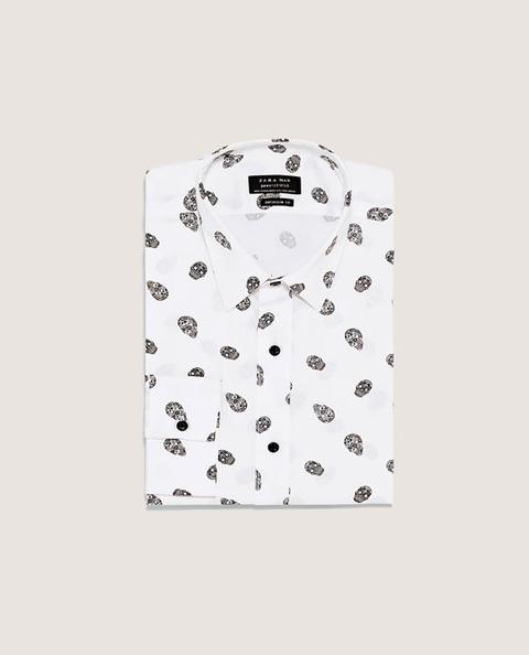 Camisa Calaveras from Zara on Buttons