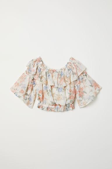 Blusa Hombro Descubierto - Blanco