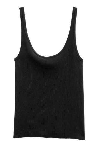 Ribbed Vest Top