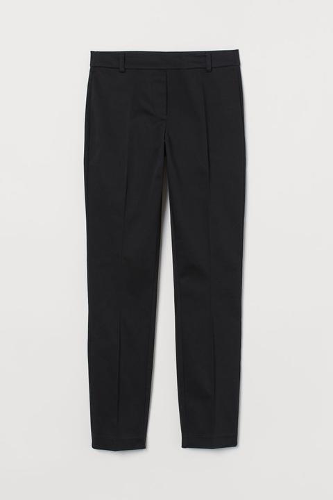 Ankle-length Trousers - Black