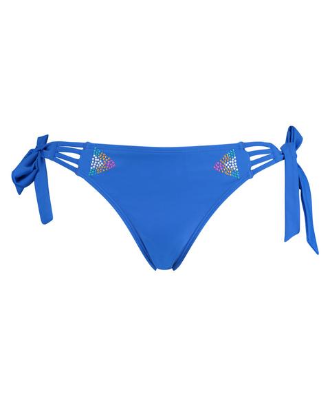 Hunkemöller Tropical Studs Knotted Tanga Azul