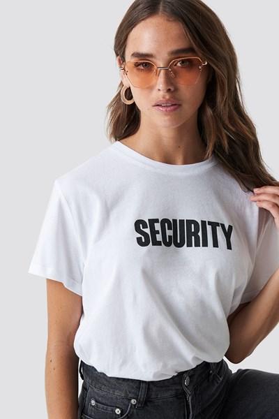 Na-kd Trend Security Oversized Tee - White