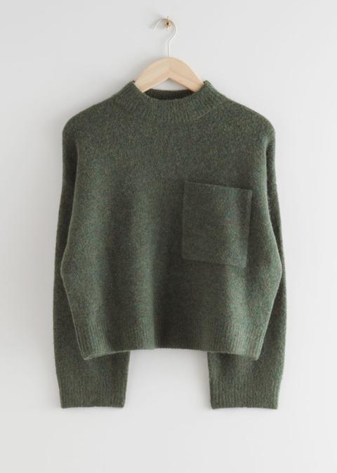 Chest Pocket Knit Sweater