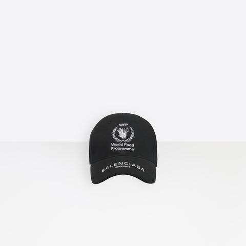 Gorra De Béisbol Clásica Con Logotipo "balenciaga Supports World Food Programme"