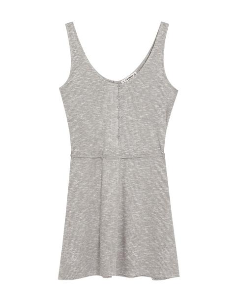Vestido Botones Canalé