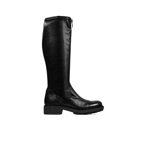 Bota Plana Xl Cremallera