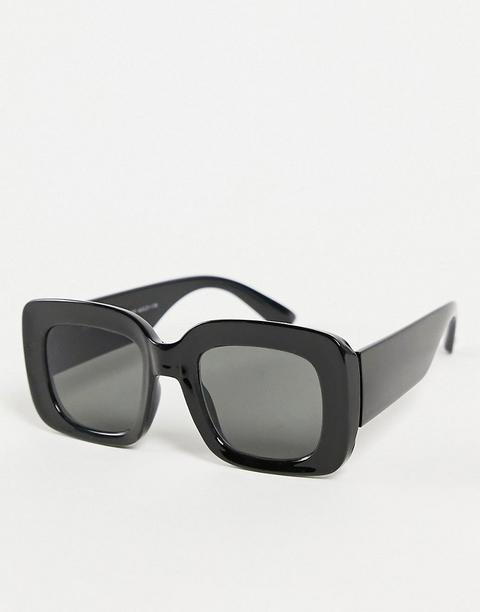 New Look Oversized Square Sunglasses In Black