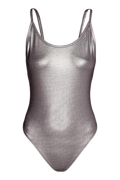 H & M - Body Metallizzato - Argento