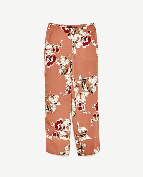 Pantalón Estampado Flores