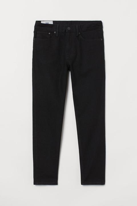 Slim Tapered Jeans - Black