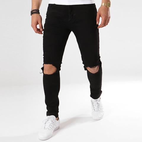 Jean Skinny Troué 72215-2 Noir