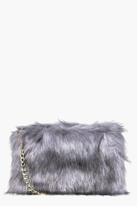 Mia Faux Fur Cross Body Bag