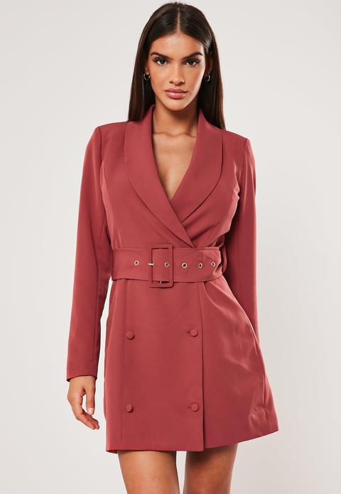 rouge brique robe