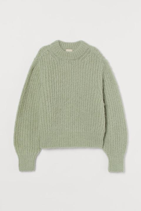 Jersey En Mezcla De Alpaca - Verde