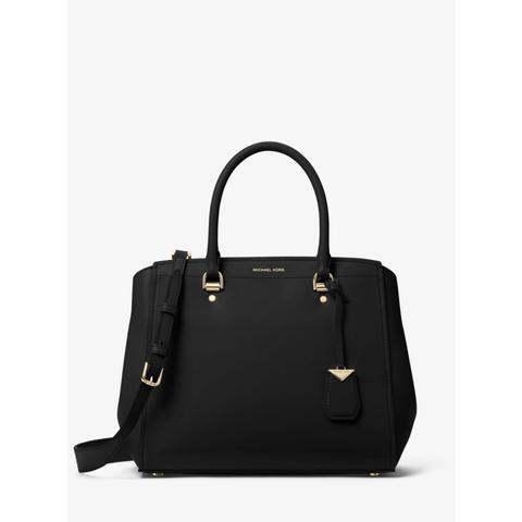 Bolso Satchel Benning Grande De Piel