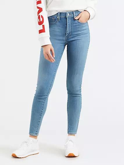 levi's mid high super skinny