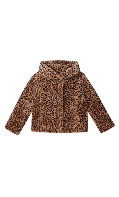 Cazadora Pelo Print Leopardo