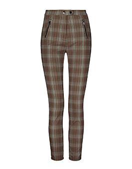 Pantaloni A Vita Alta Scozzesi