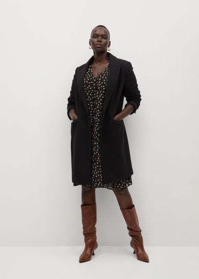 Manteau En Laine Structuré