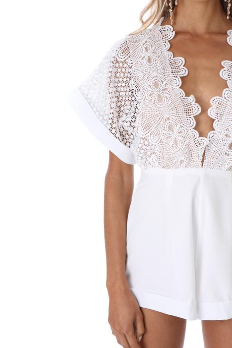 Stay Golden Lace Playsuit