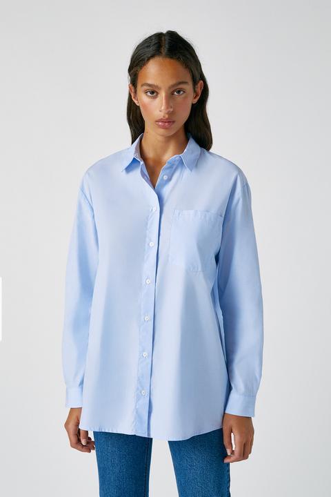 Camisa Bolsillo Manga Larga