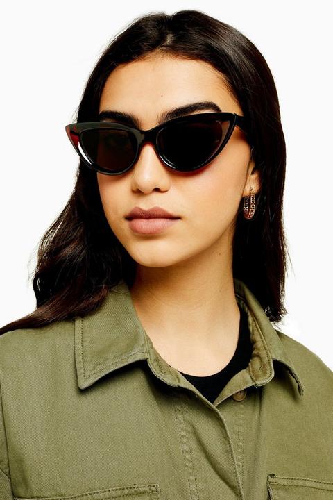 Cece Brown Feline Sunglasses