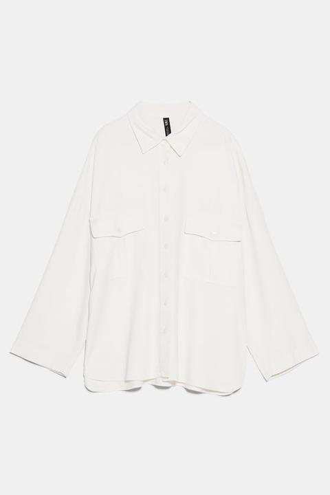 Camisa Oversize Bolsillos