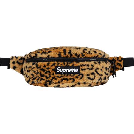 Leopard Fleece Waist Bag