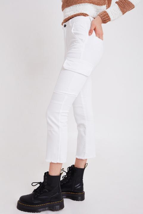 Pantaloni Combat Crop Flare