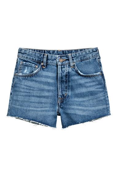 H & M - Shorts In Denim - Blu