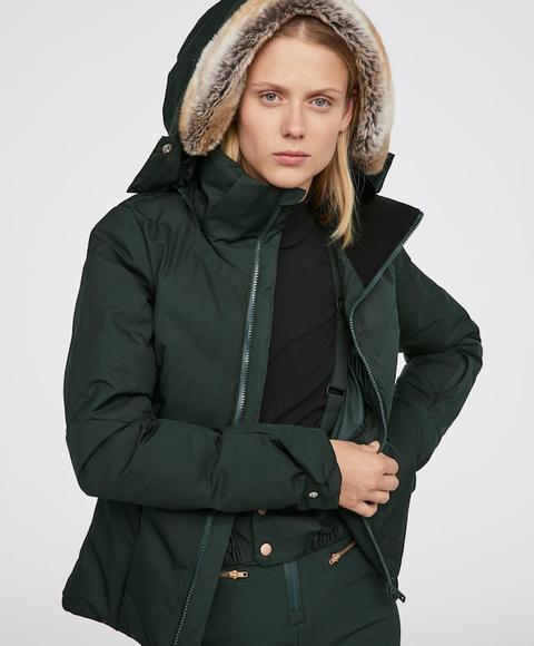 Chaqueta Ski Waterproof Color: Verde Talla: S Material: Poliéster,poliuretano,