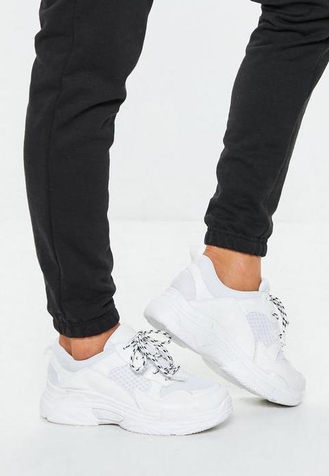 White Chunky Trainers, White