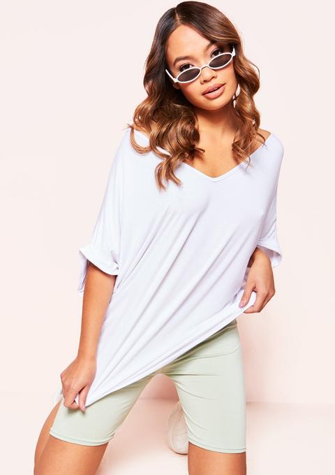 boyfriend v neck tee