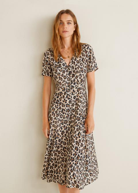 Vestido Estampado Leopardo