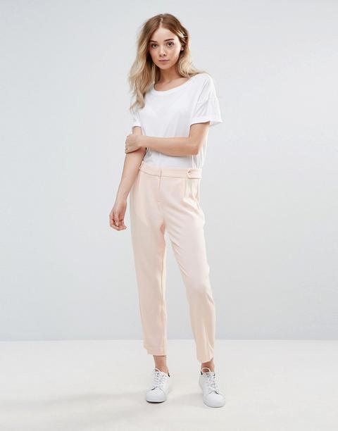 Pantalones De Corte Sartorial De Vero Moda