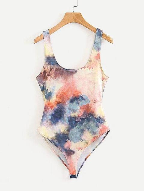 Body De Espalda U De Tie Dye