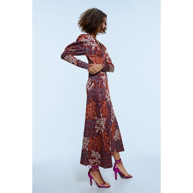 VESTIDO PUNTO JACQUARD - Multicolor | ZARA España